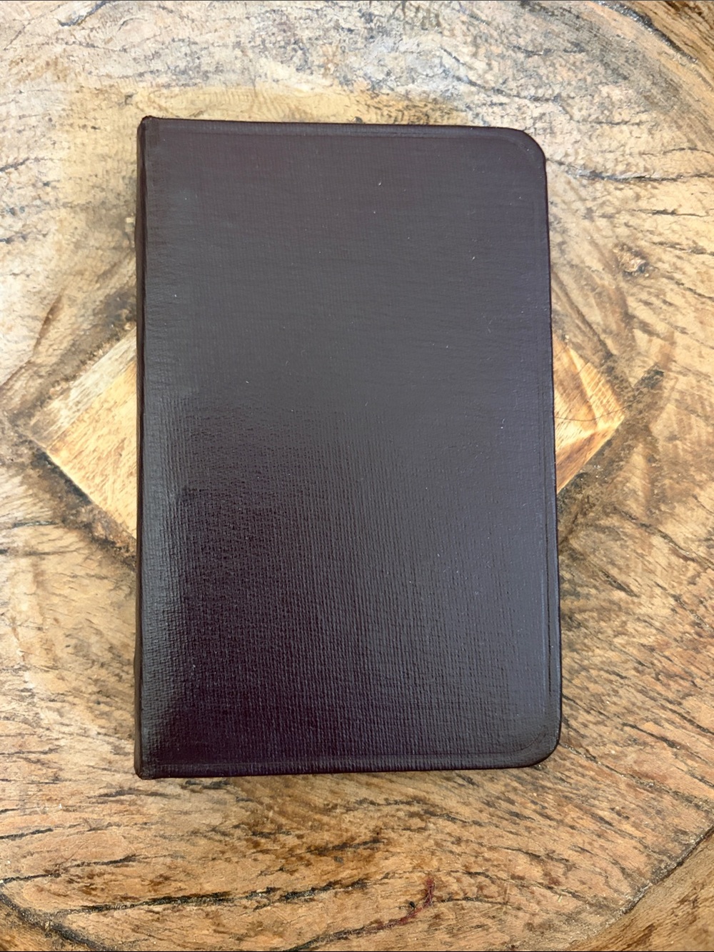 Vintage Deep Brown National 6-Ring Pocket Memo Binder Plus 6-Hole Paper